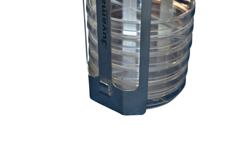 RVS petrischaalhouder