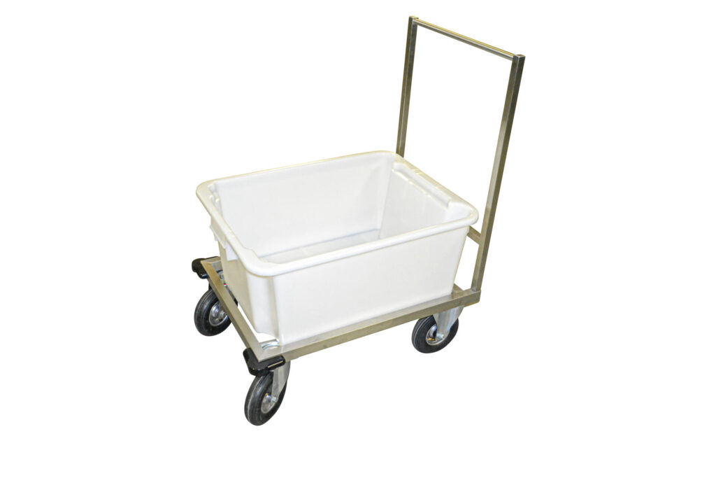 Transportwagen met afneembare handgreep