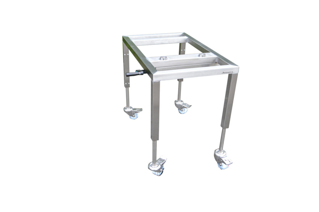 RVS tafel in hoogte verstelbaar